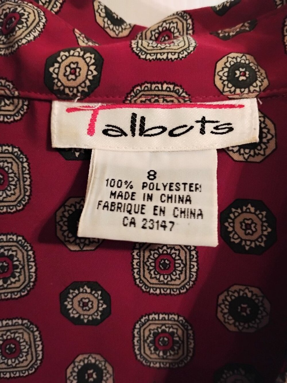 Medium Red Button-Down - Picture 3 of 3